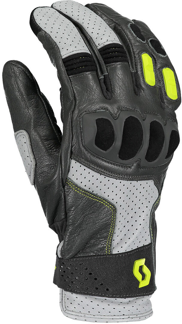 Scott Sport ADV Motorrad Handschuhe M Schwarz Gelb