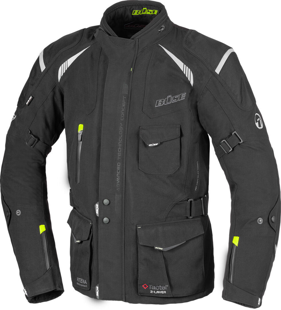 Büse Grado Motorrad Textiljacke 52 Schwarz