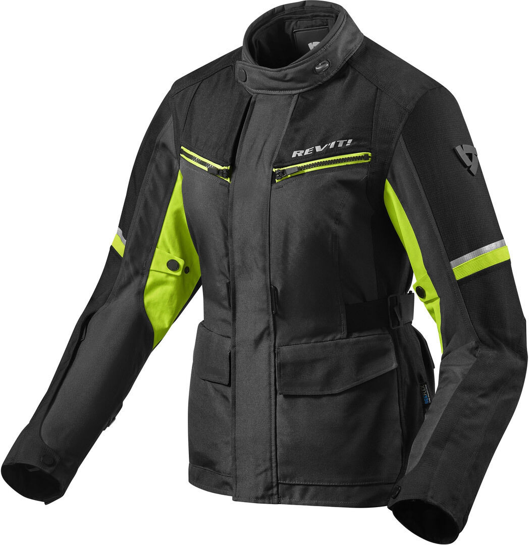 Revit Outback 3 Damen Motorrad Textiljacke 40 Schwarz Gelb