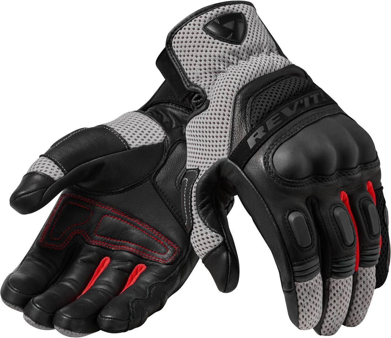 Revit Dirt 3 Motocross Handschuhe L Schwarz Rot