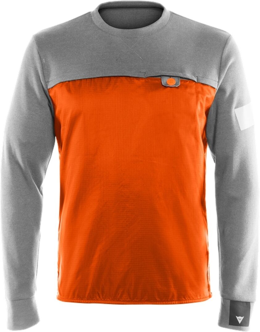 Dainese AWA Black Fleece Jersey M Grau Orange