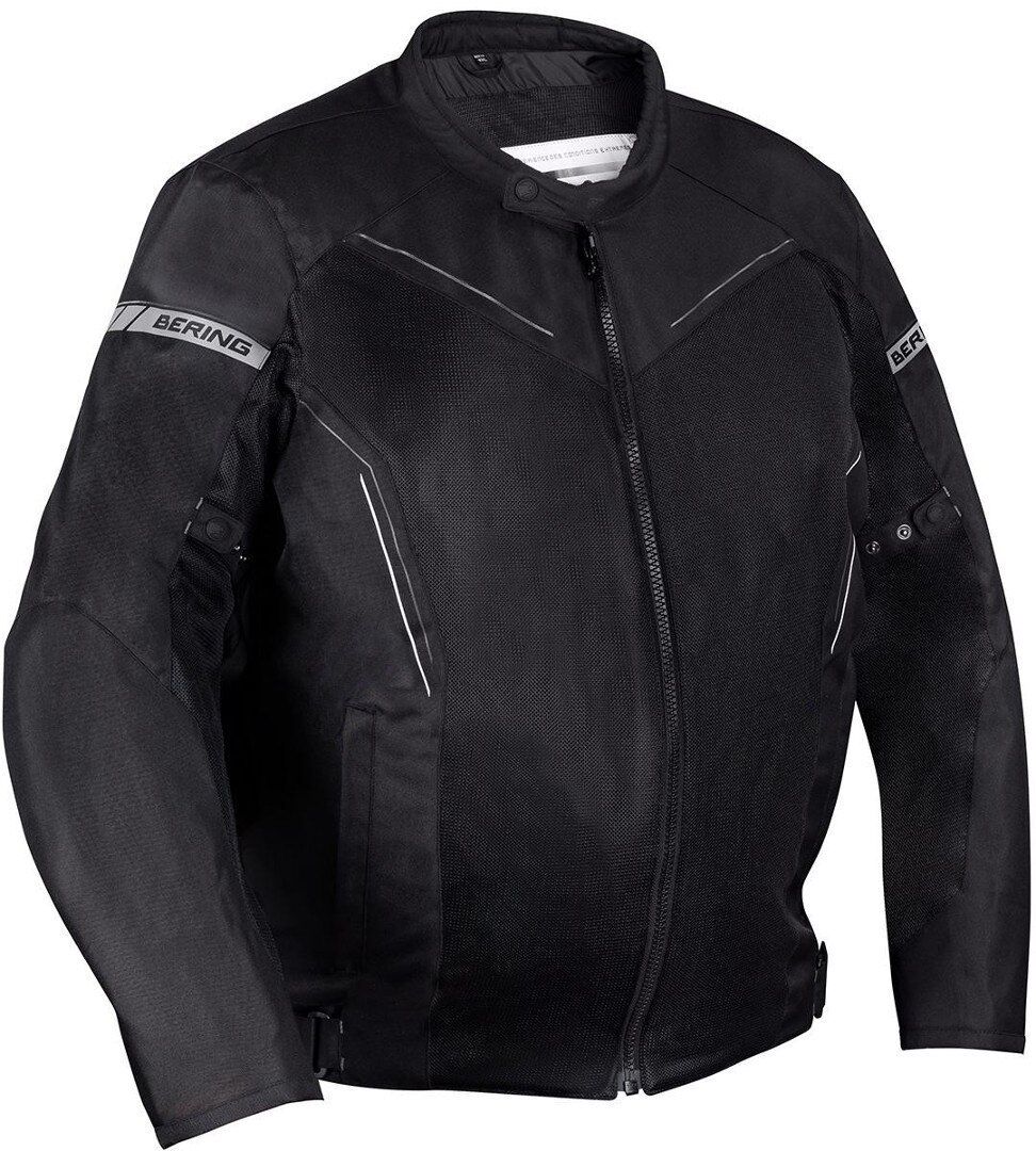 Bering Cancun Übergröße Motorrad Textiljacke XL Schwarz Grau
