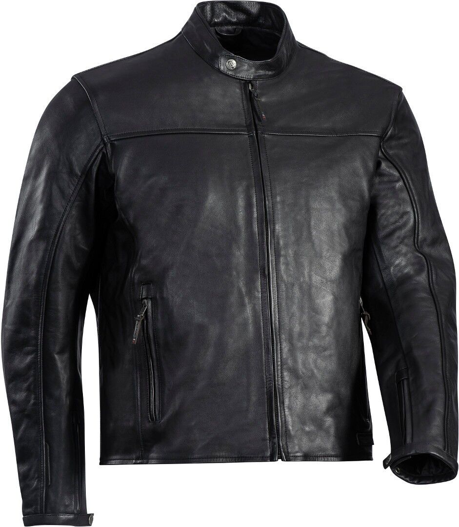 Ixon Crank-C Motorrad Lederjacke 5XL Schwarz