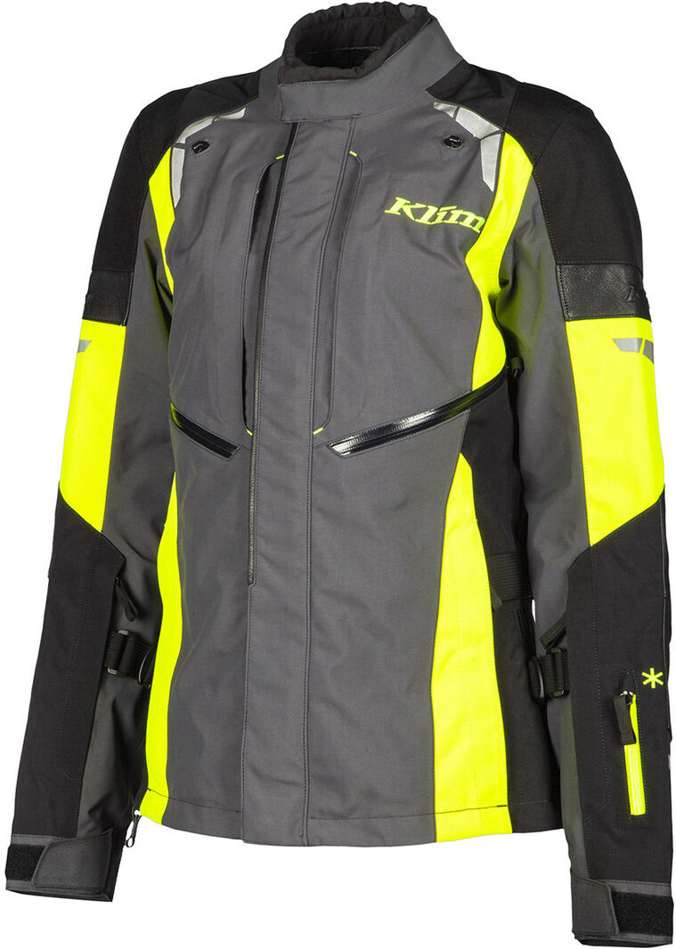 Klim Latitude Damen Motorrad Textiljacke 44 Schwarz Grau Gelb