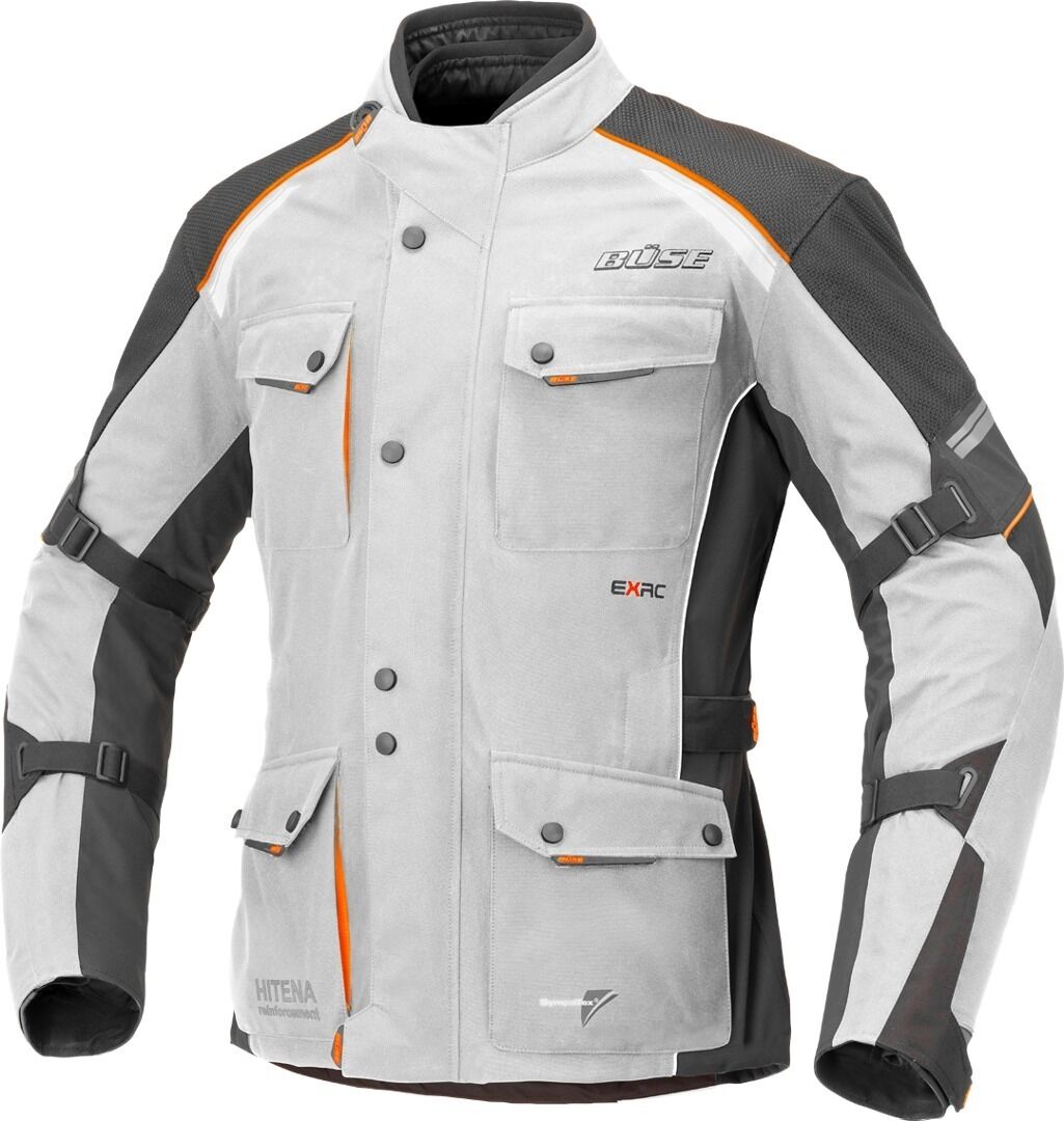 Büse Porto Motorrad Textiljacke 64 Grau