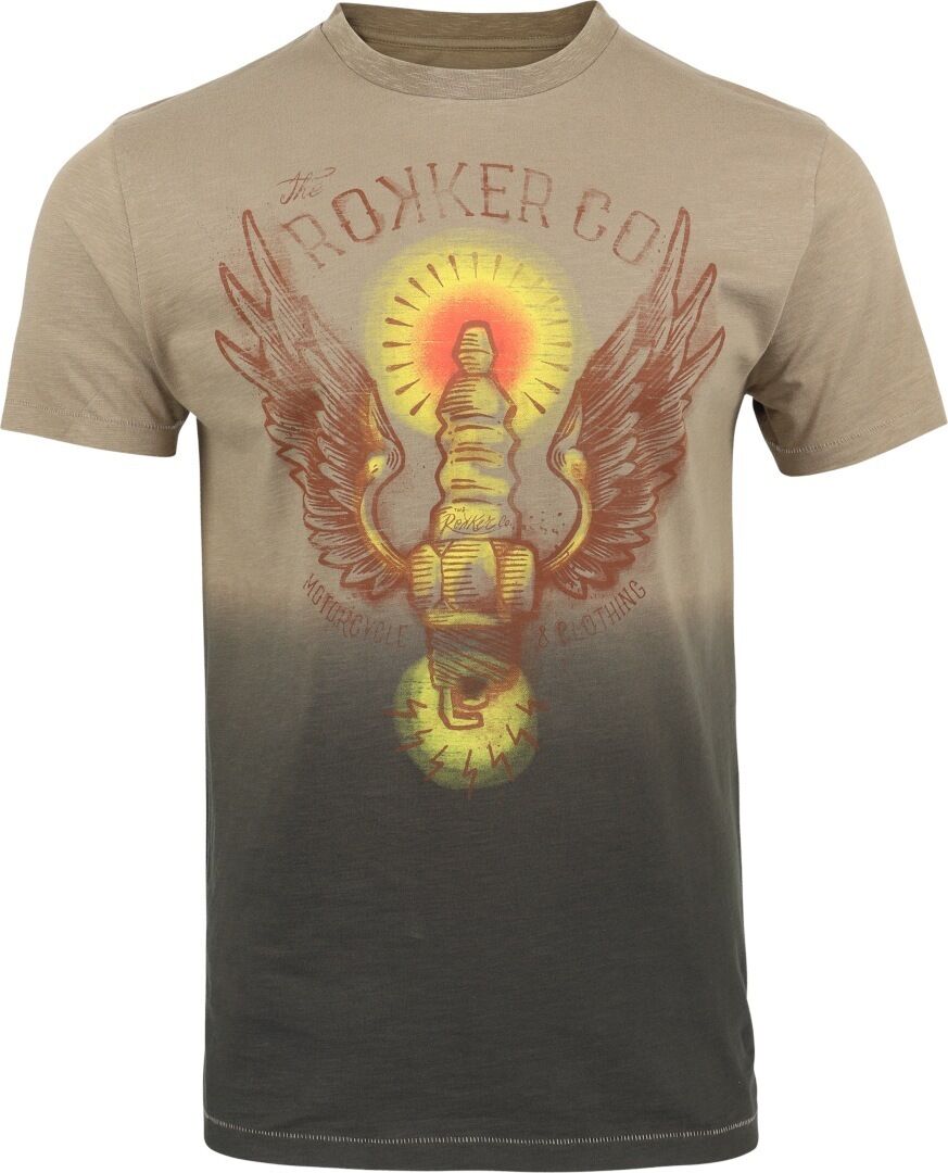 Rokker Wings T-Shirt 3XL Braun
