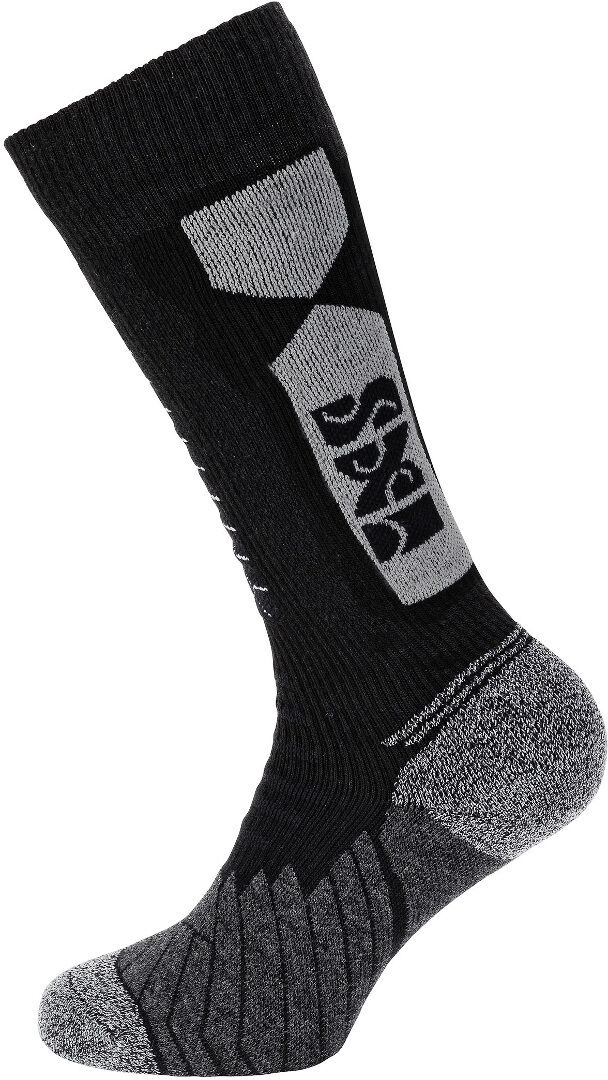 IXS 365 kurz Motorrad Socken 45 46 47 Schwarz Grau