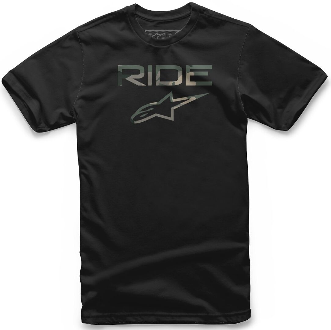 Alpinestars Ride 2.0 Camo T-Shirt S Schwarz