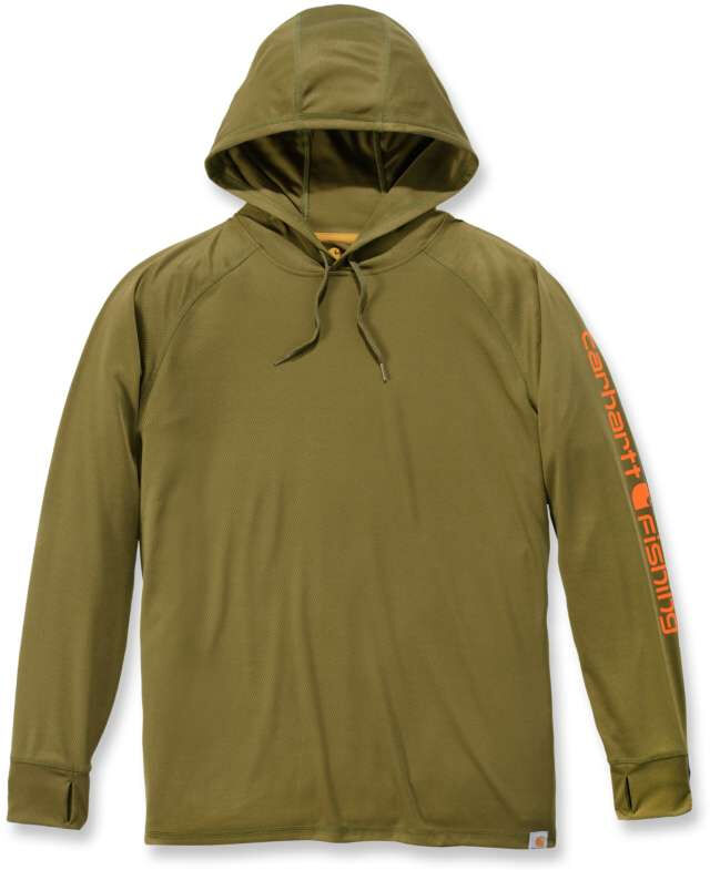 Carhartt Force Angler Graphic Hoodie M Grün