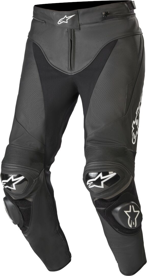 Alpinestars Track v2 Motorrad Lederhose 60 Schwarz