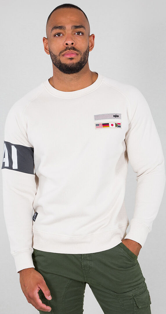 Alpha Industries STP Sweatershirt S Beige