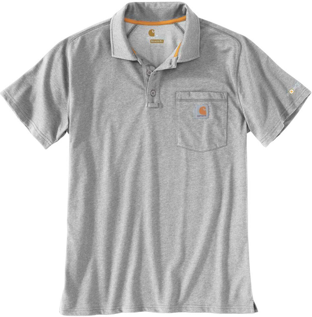 Carhartt Force Delmont Pocket Polo Shirt XL Grau