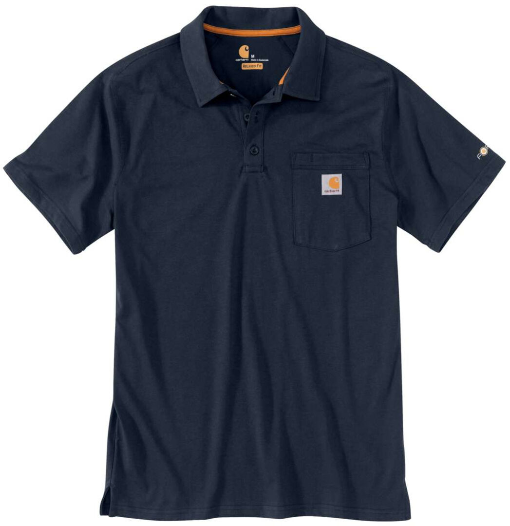 Carhartt Force Delmont Pocket Polo Shirt XL Blau