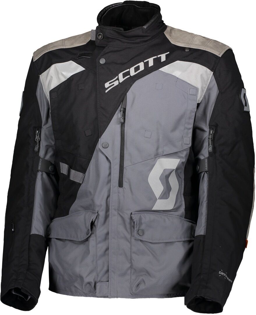 Scott Dualraid Dryo Motorrad Textiljacke M Schwarz Grau