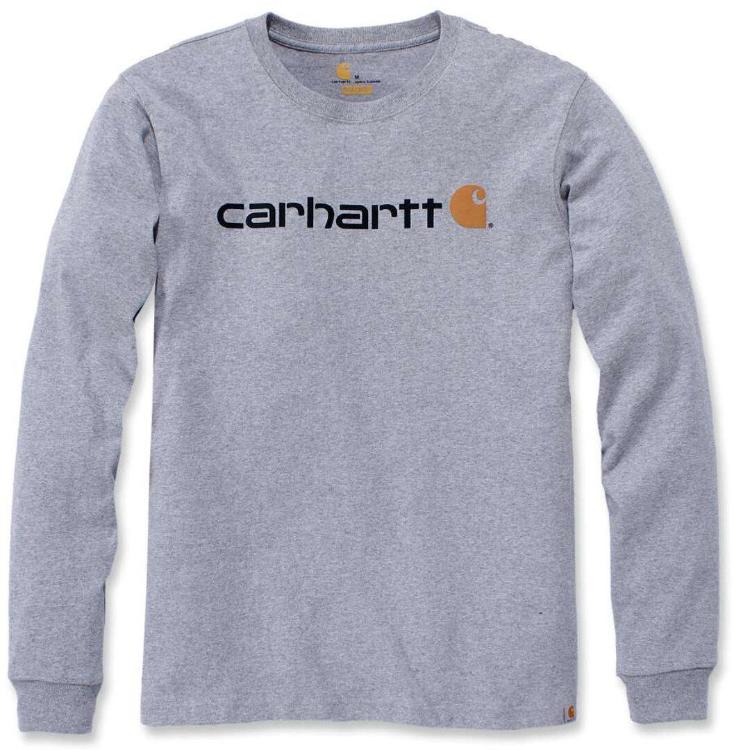 Carhartt EMEA Workwear Signature Graphic Core Logo Langarmshirt S Grau