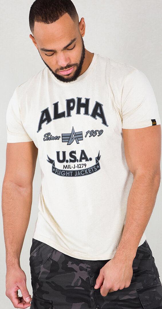 Alpha Industries Alpha FJ T-Shirt S Beige