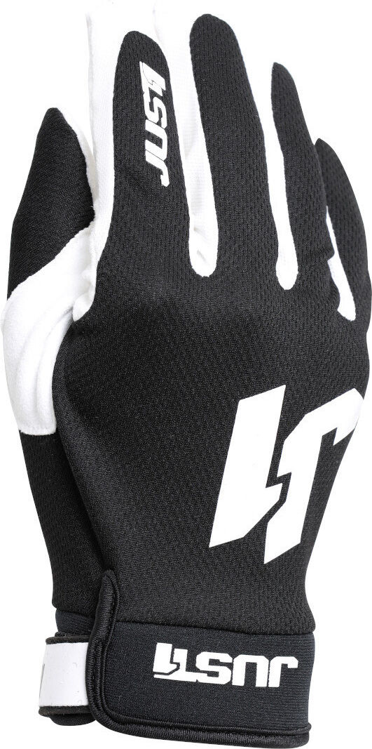 Just1 J-Flex Jugend Motocross Handschuhe S Schwarz Weiss