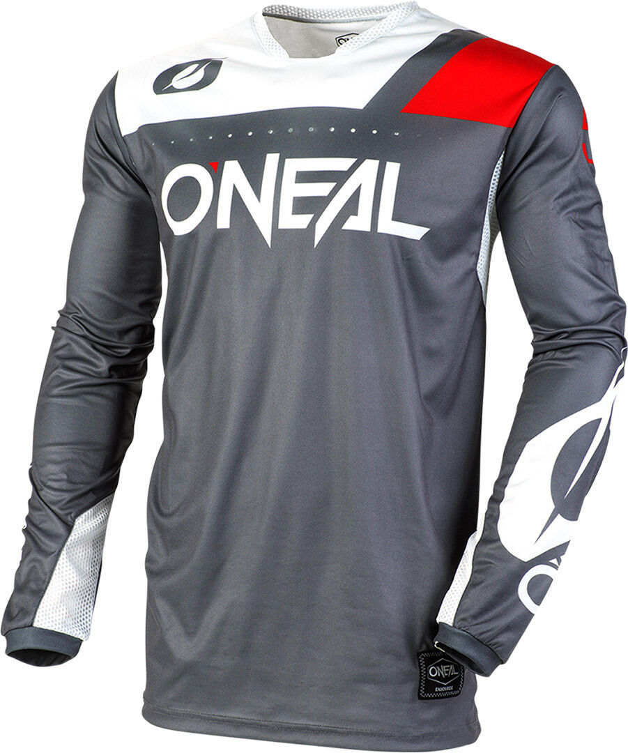 Oneal Hardwear Reflexx Motocross Jersey S Grau Weiss