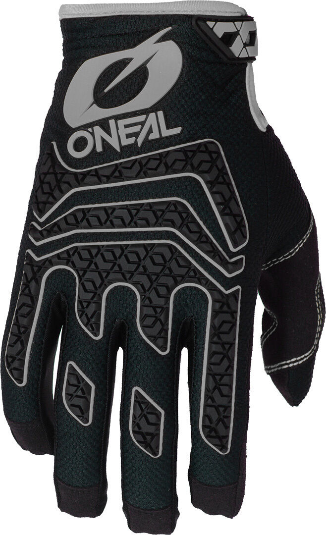 Oneal Sniper Elite Motocross Handschuhe S Schwarz Grau