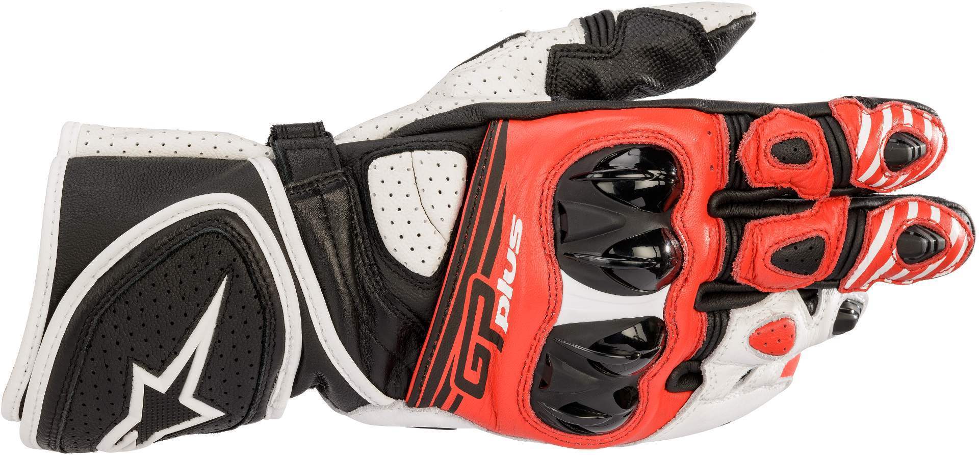 Alpinestars GP Plus R V2 Motorradhandschuhe 3XL Schwarz Weiss Rot