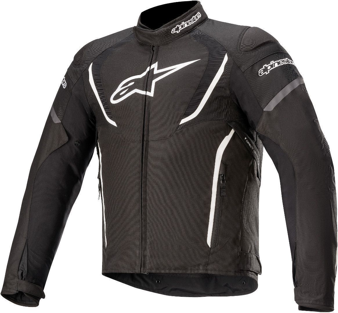 Alpinestars T-Jaws V3 Wasserdichte Motorrad Textiljacke 4XL Schwarz Weiss