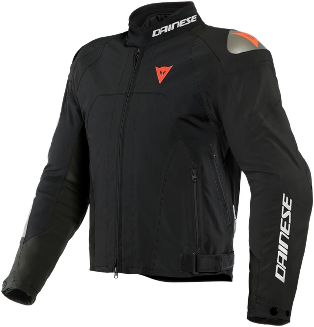 Dainese Indomita D-Dry XT Motorrad Textiljacke 46 Schwarz Rot