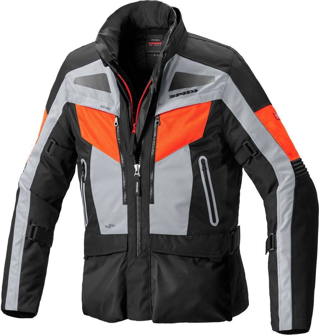 Spidi H2Out Voyager Evo Motorrad Textiljacke M Schwarz Rot