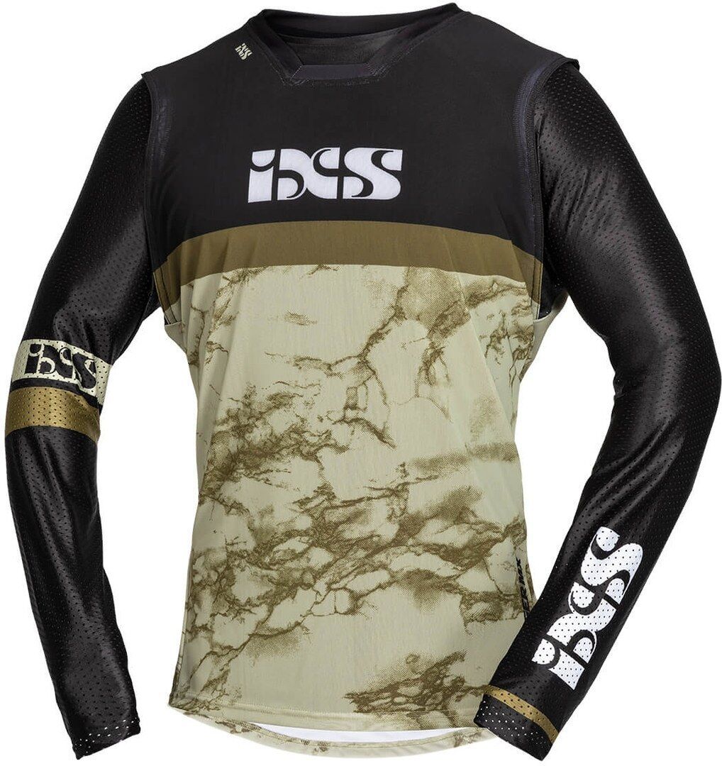 IXS Trigger Motocross Jersey XS Schwarz Beige