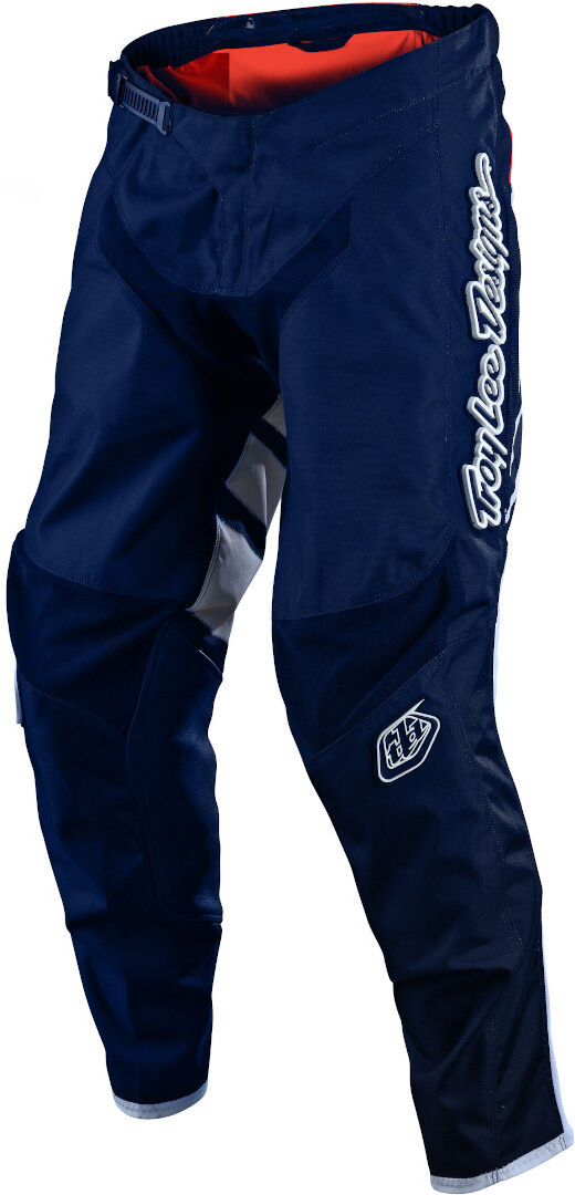 Troy Lee Designs GP Drift Jugend Motocross Hose XL Weiss Blau