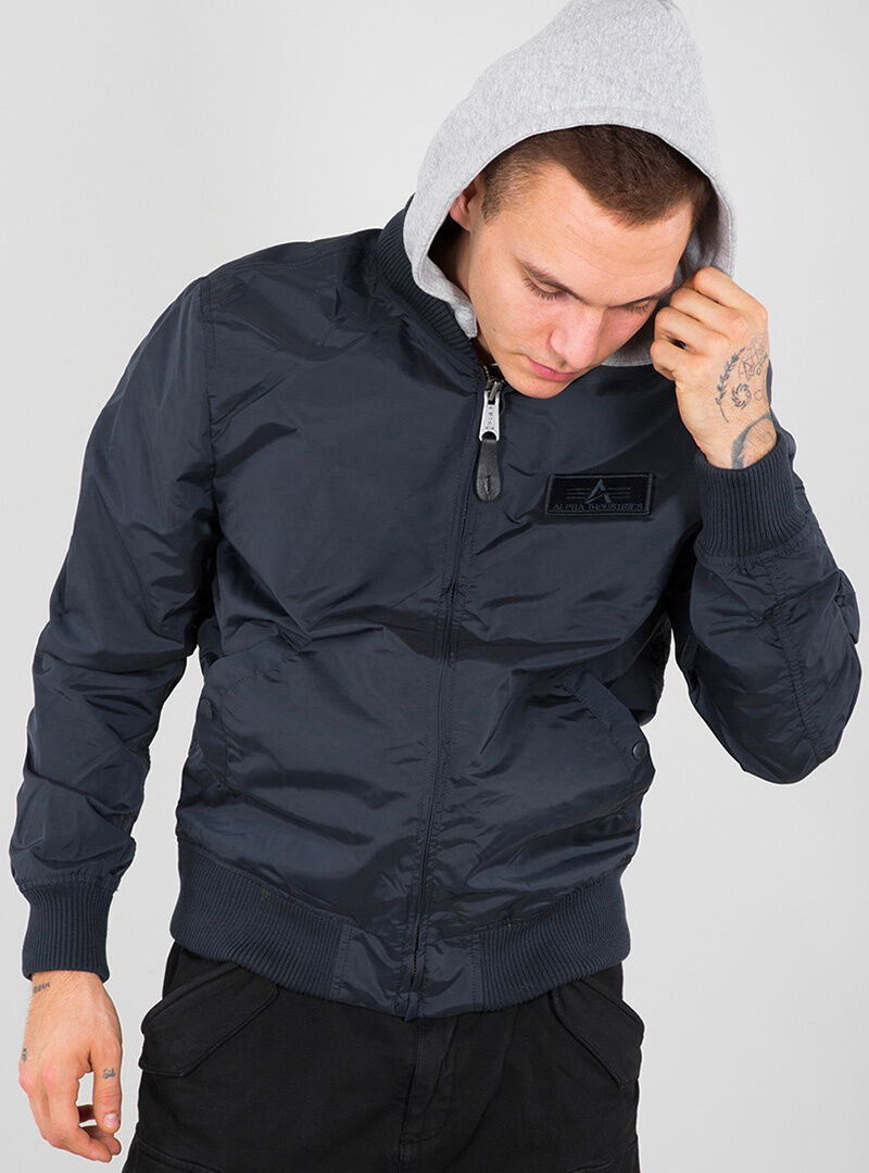 Alpha Industries MA-1 TT Hood Jacke 3XL Blau