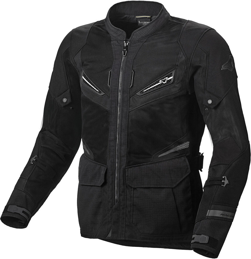 Macna Aerocon Motorrad Textiljacke XS Schwarz