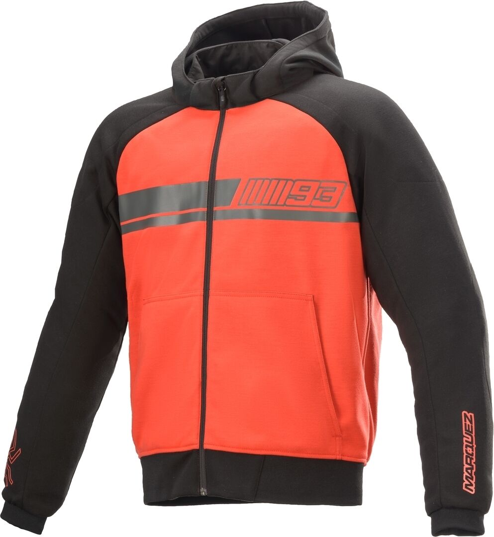 Alpinestars MM93 Aragon Stripe Motorrad Textiljacke M Schwarz Rot