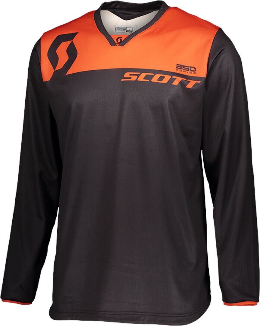 Scott 350 Dirt Motocross Jersey S Schwarz Orange