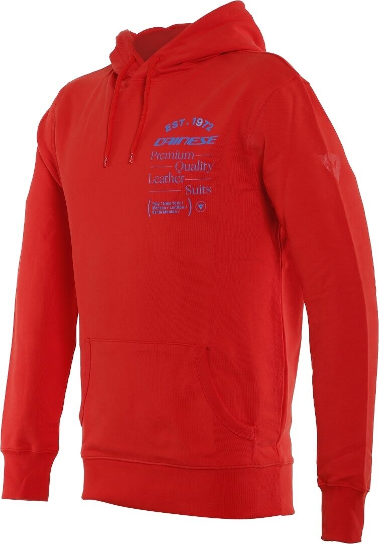 Dainese Paddock Hoodie L Rot Blau