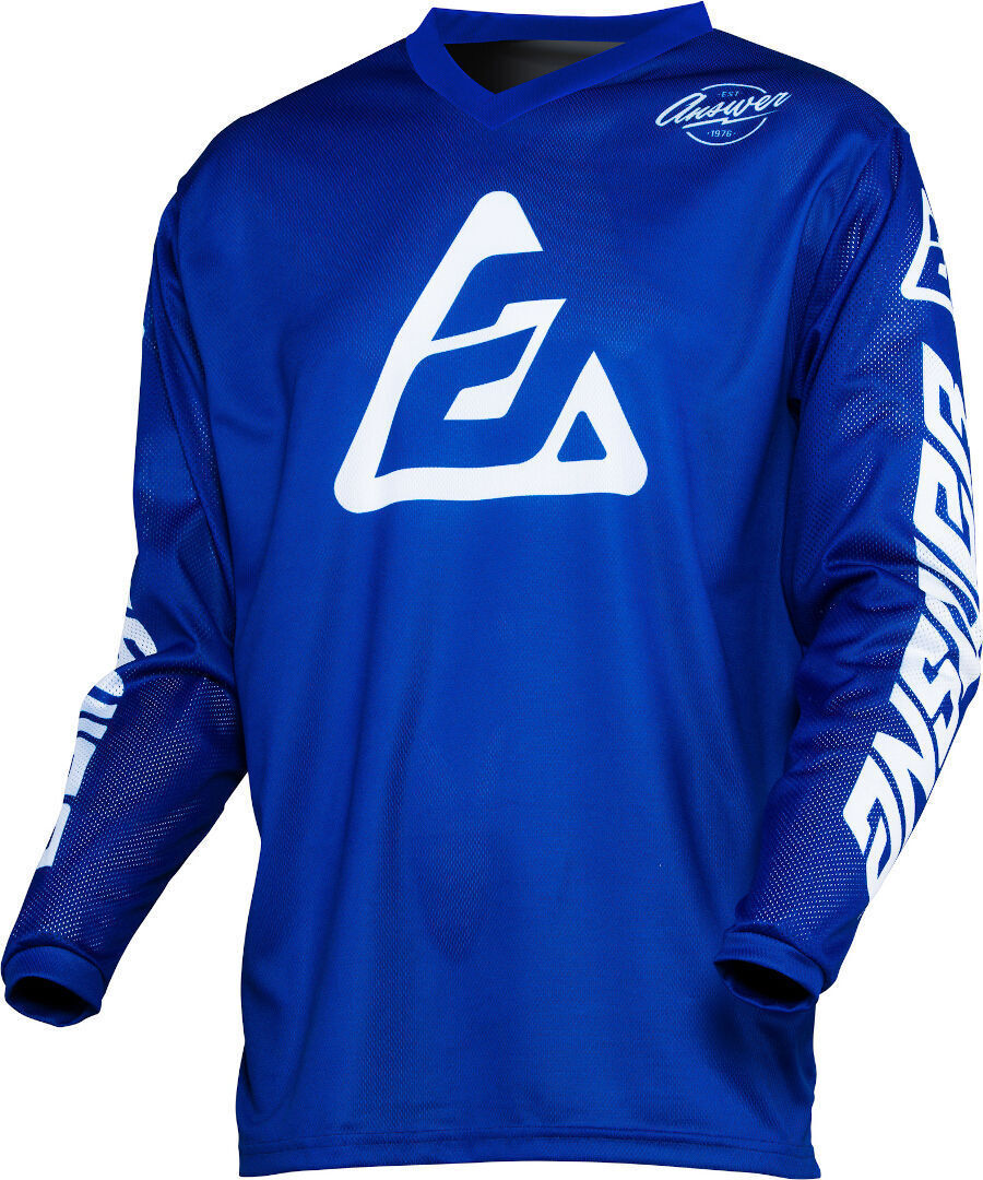 Answer Racing Answer Arkon Bold Motocross Jersey XS Weiss Blau