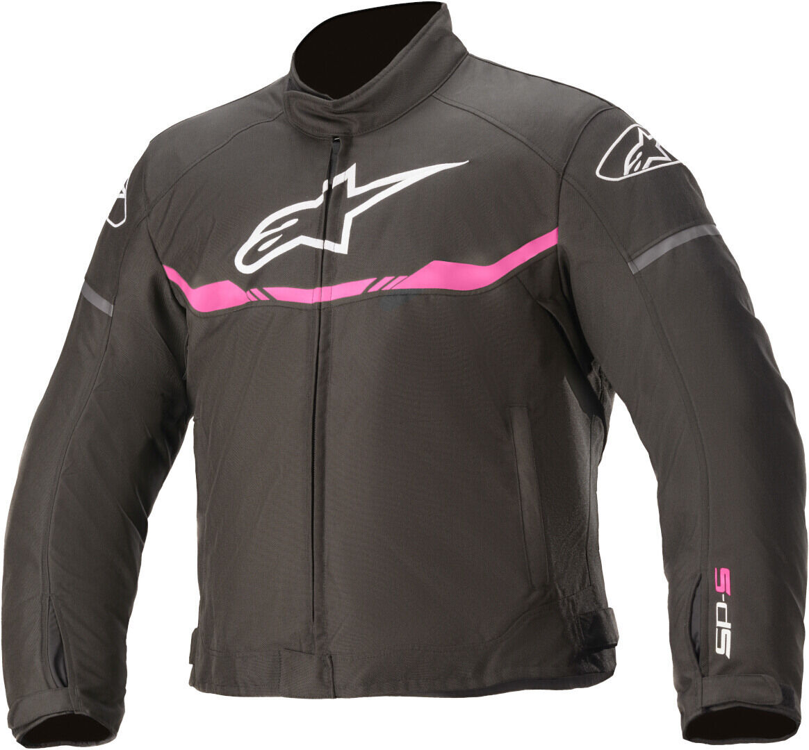 Alpinestars T-SPS Wasserdichte Kinder Motorrad Textiljacke 145 cm Schwarz Pink