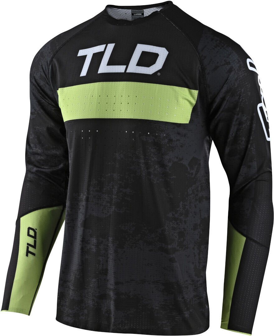 Troy Lee Designs Sprint Ultra Grime Fahrrad Jersey 2XL Schwarz Grün