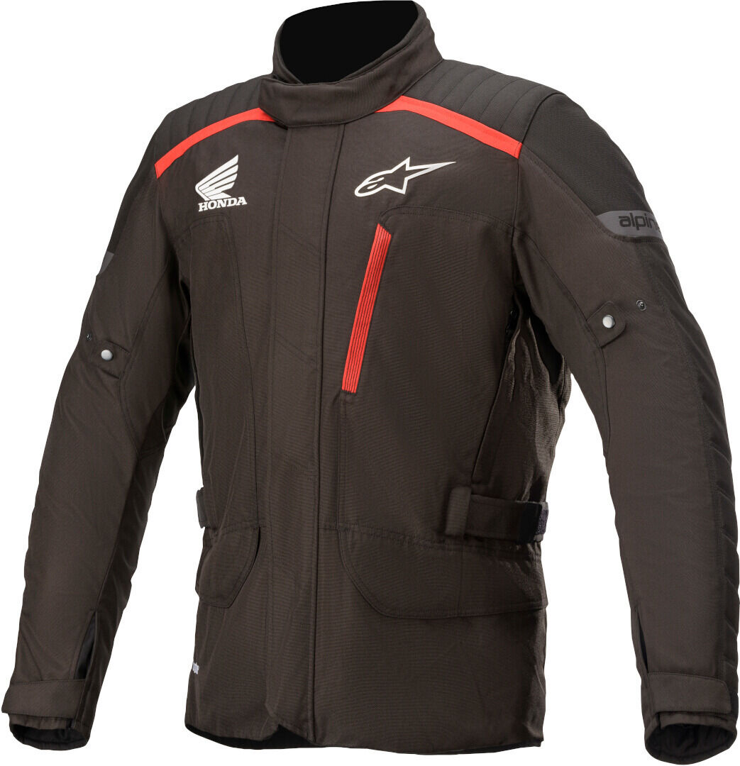 Alpinestars Honda Gravity Drystar Motorrad Textiljacke 2XL Schwarz Rot