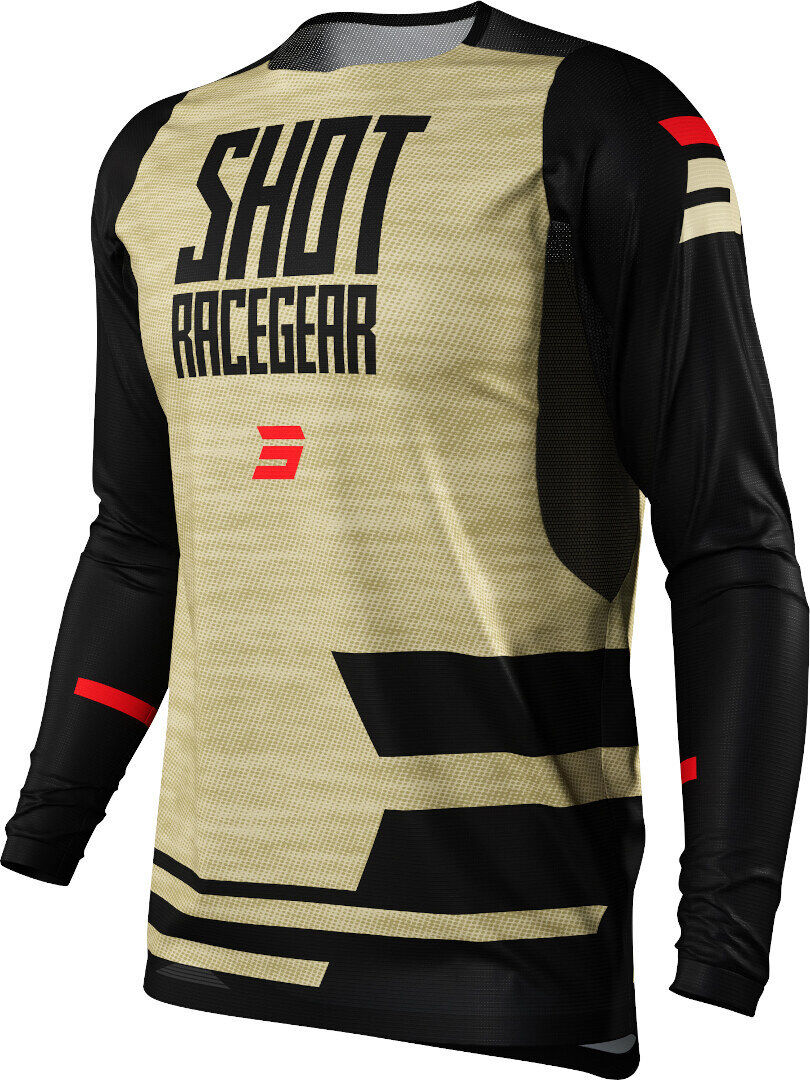 Shot Contact Loom Motocross Jersey L Schwarz Gold