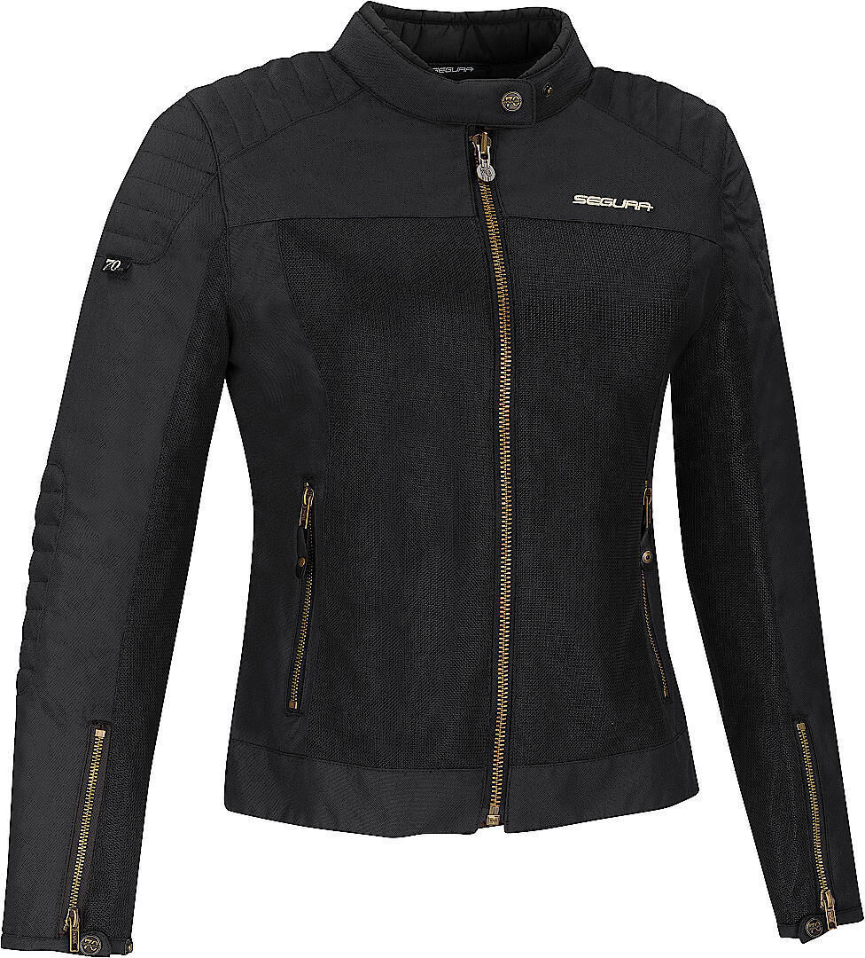 Segura Oskar Damen Motorrad Textiljacke 46 Schwarz