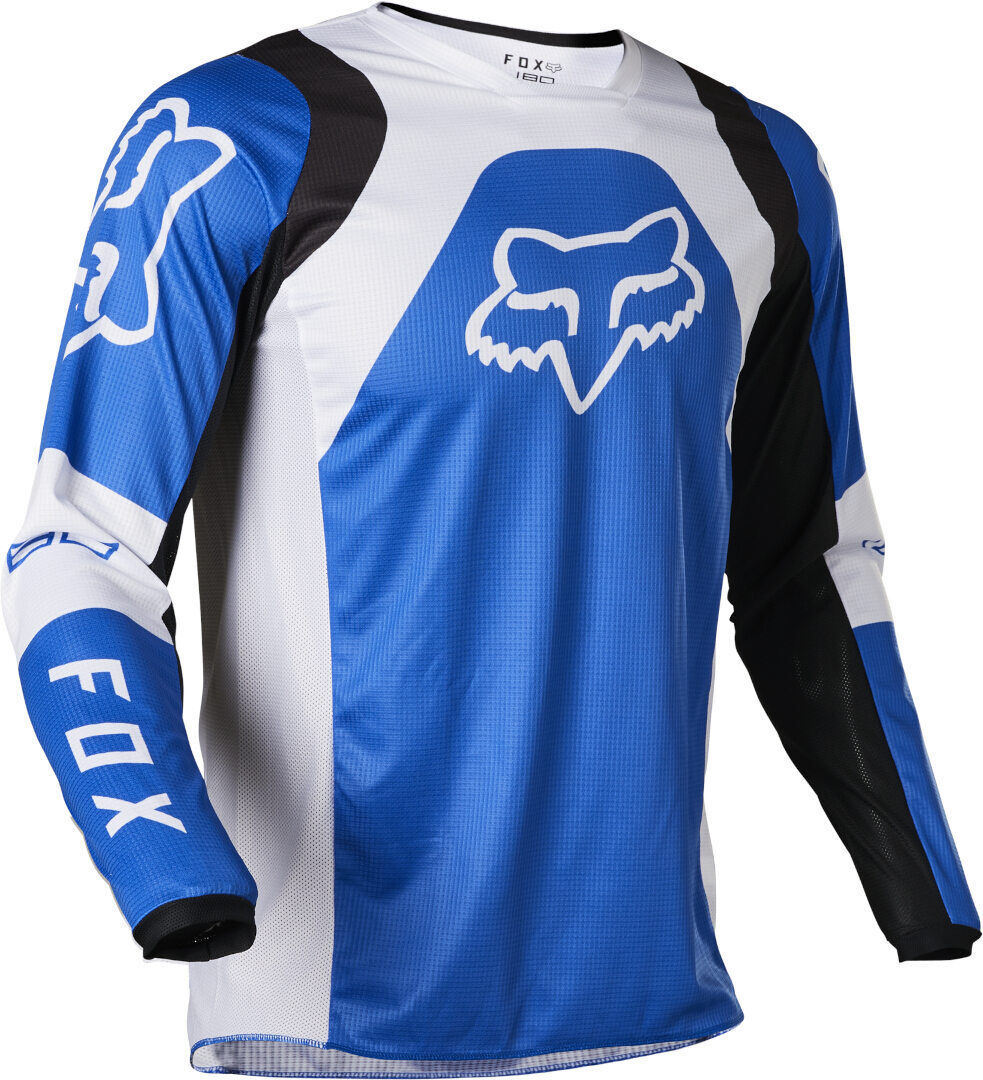 FOX 180 Lux Motocross Jersey L Blau