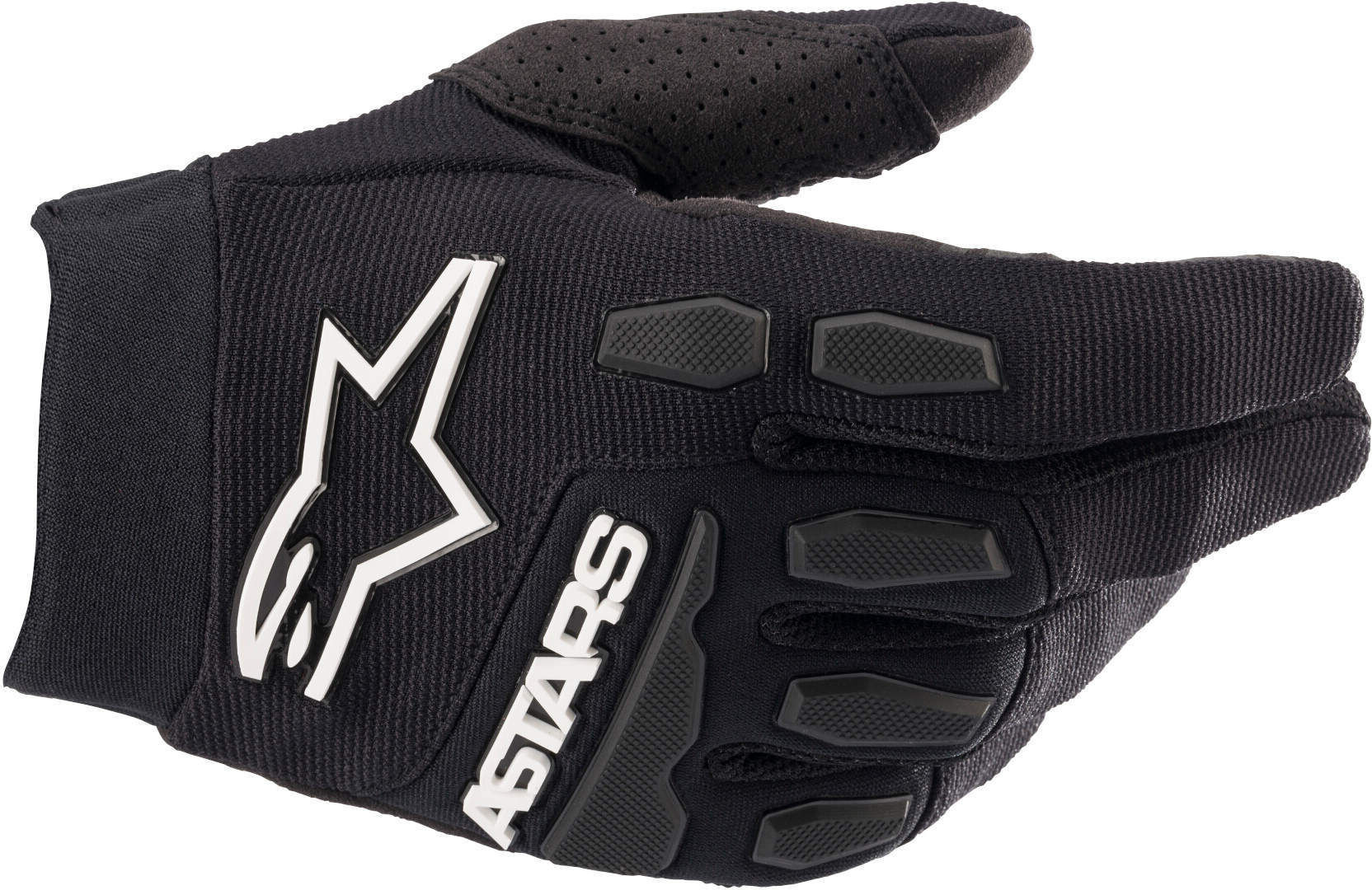 Alpinestars Full Bore Jugend Motocross Handschuhe XS Schwarz