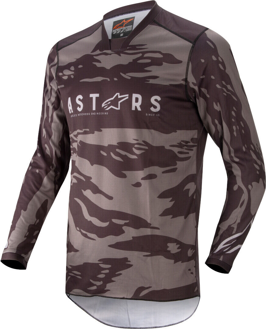 Alpinestars Racer Tactical Motocross Jersey S Schwarz Grau