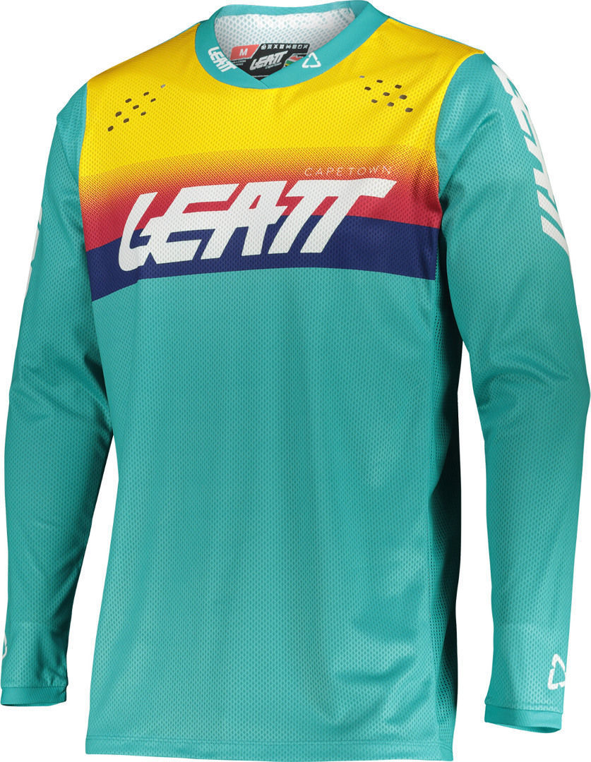 Leatt Moto 4.5 Lite Color Motocross Jersey L Blau