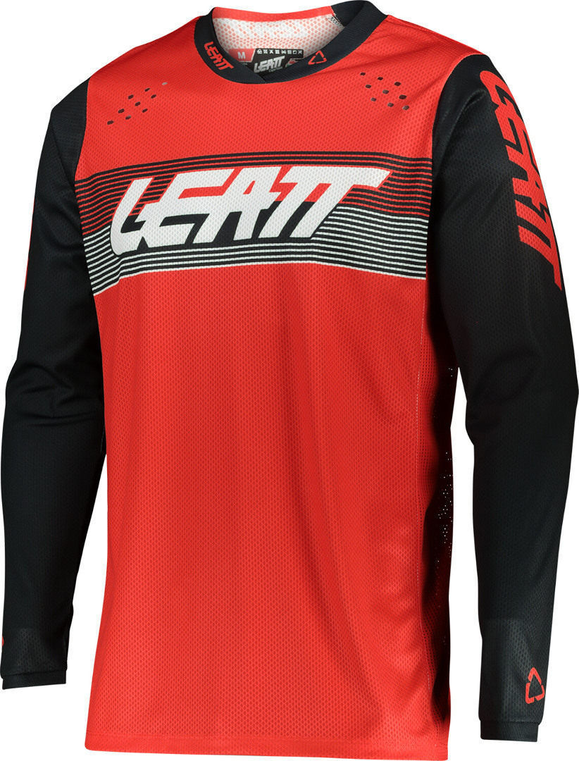 Leatt Moto 4.5 Lite Color Motocross Jersey L Rot