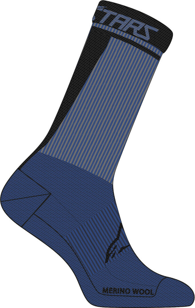 Alpinestars Merino 24 Fahrradsocken S Schwarz Blau