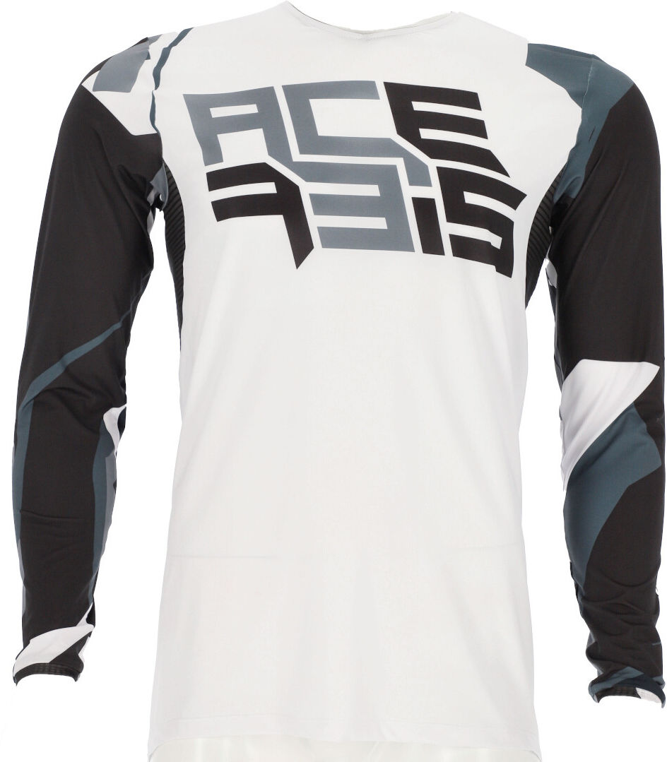 Acerbis J-Flex 1 Motocross Jersey L Schwarz Weiss