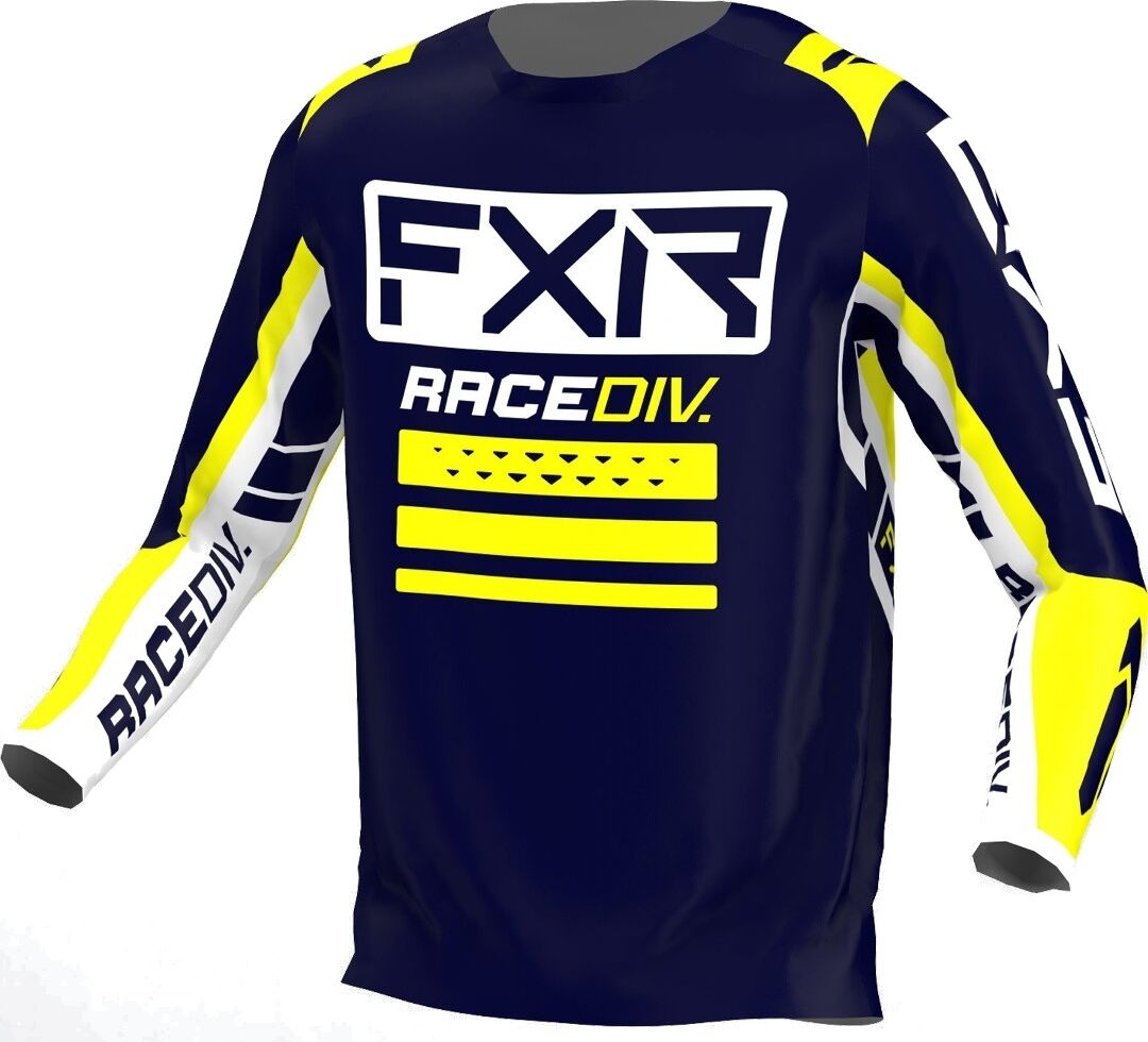 FXR Clutch Pro Motocross Jersey S Blau Gelb