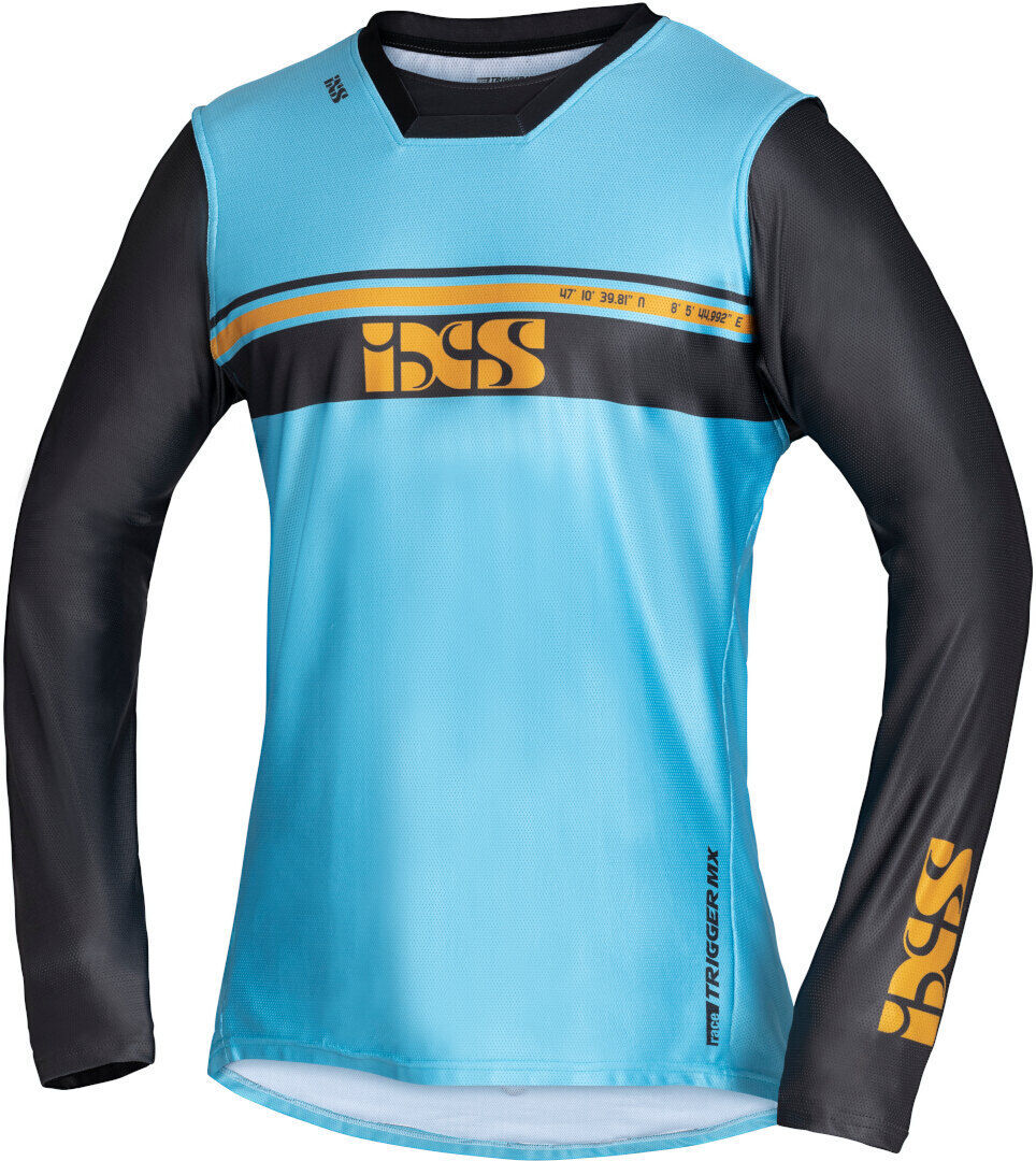 IXS Trigger 2.0 Motocross Jersey L Grau Blau