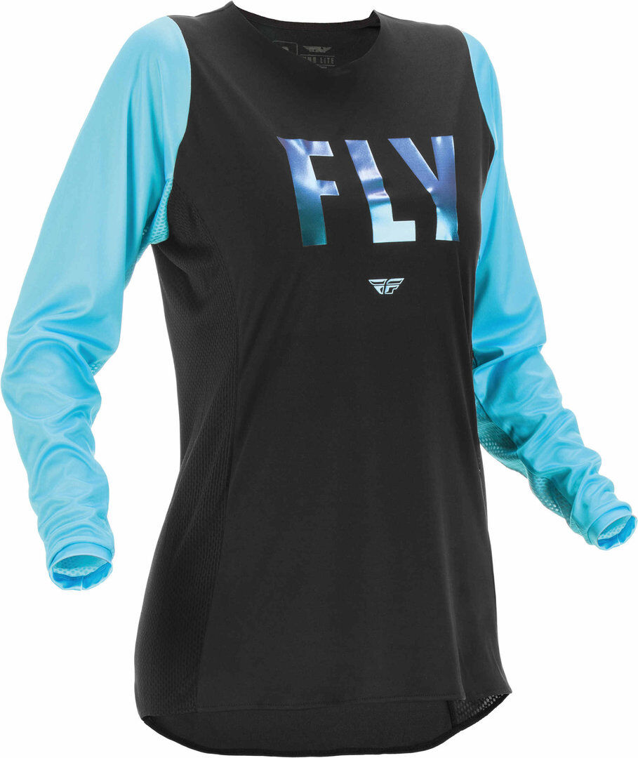 Fly Racing Lite Damen Jersey L Schwarz Blau